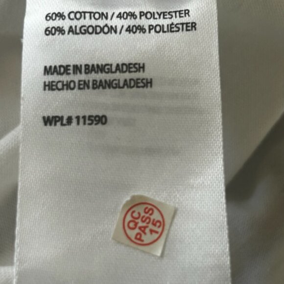 NWT Original Weatherproof Vintage Super Soft White Men's Short Sleeve Tee Shirt - Picture 4 of 6